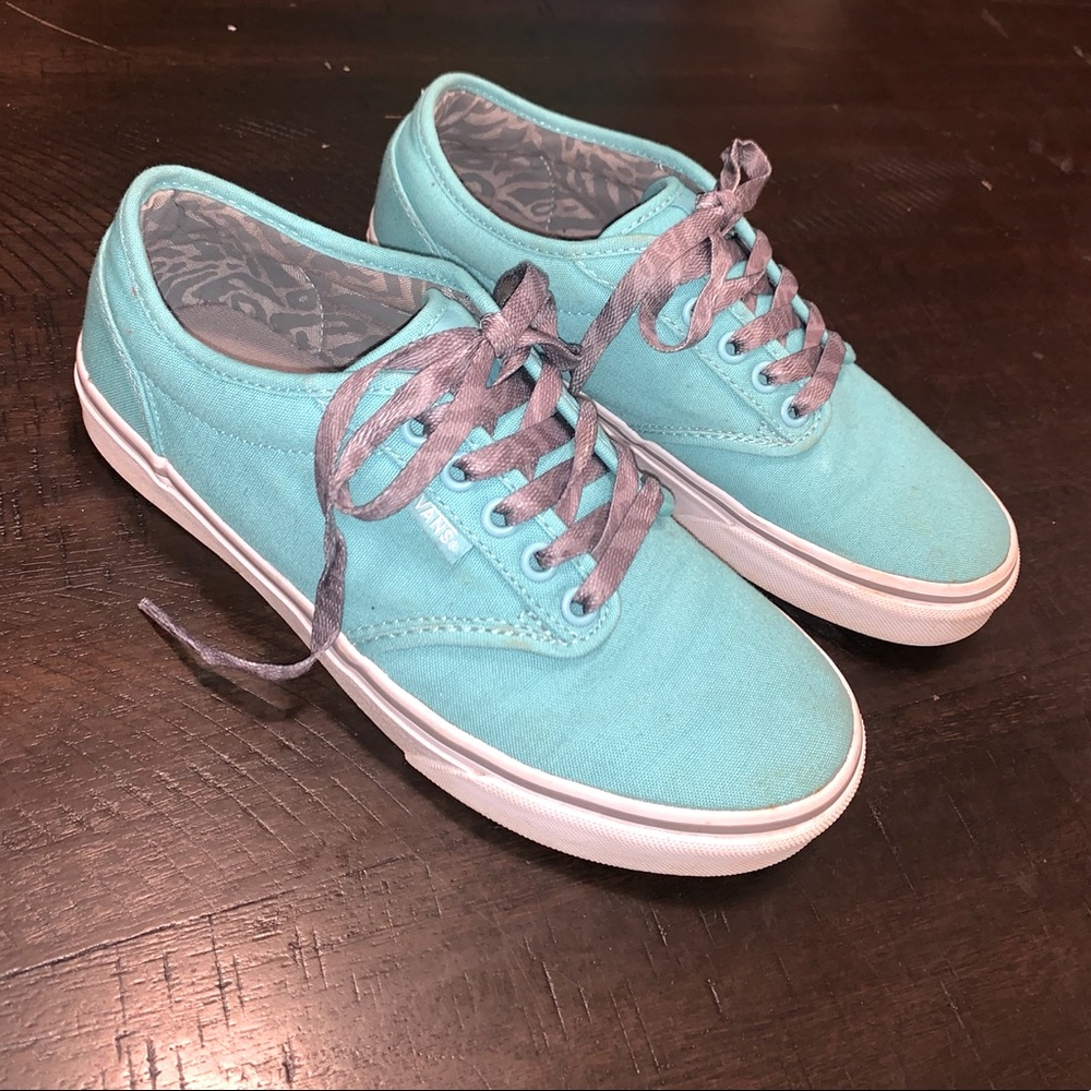 VANS, tiffany blue and grey women’s shoes